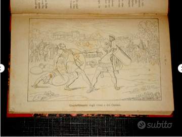 libro antico racconti di storia patria ottocentina