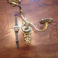 Antico applique candelabro candeliere bronzo '700