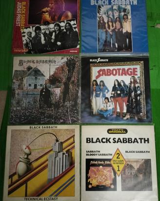 Black Sabbath e Ozzy dischi in vinile lp 33 giri