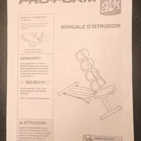 PANCA PER ADDOMINALI