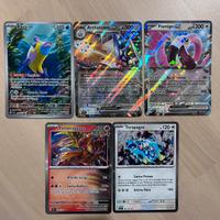 Lotto carte pokemon Scintille Folgoranti