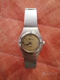 orologio donna metallo satinato semirigido