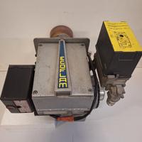 Bruciatore a gas per caldaia.