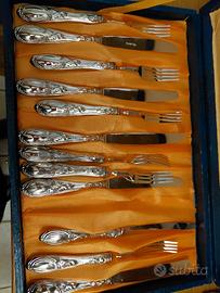 servizio posate argento 800 Solingen 