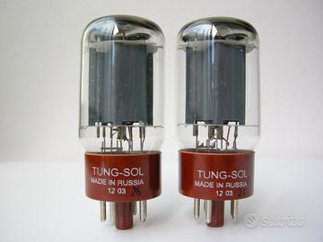 5881 Tung sol coppia mecciata mai usate 6l6