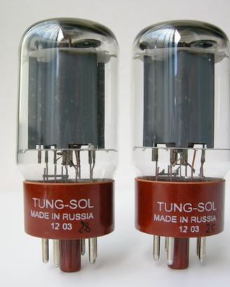 5881 Tung sol coppia mecciata mai usate 6l6