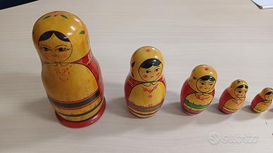 Matrioska periodo CCCP Unione Sovietica anni '80
