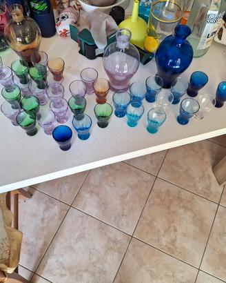 bicchieri colorati da grappa 
