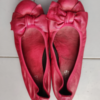 Ballerine di pelle rossa