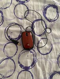 Mouse HP M100 cablato rosso
