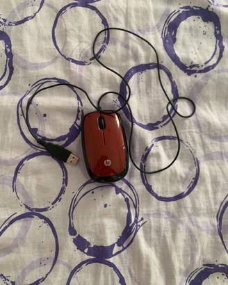 Mouse HP M100 cablato rosso