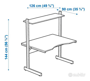 Scrivania IKEA Jerker