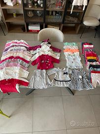 Lotto abbigliamento bimba 3-6 mesi curato