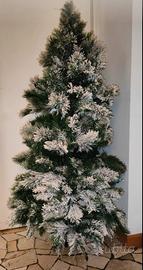 Albero di Natale innevato 150 cm
