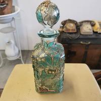 Bottiglia vetro decoorata a mano Izzul Riccione