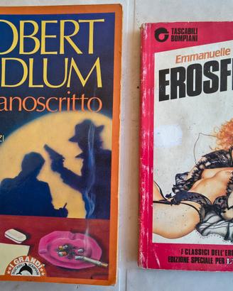 Lotto 2 Libri Vintage Bompiani: Ludlum + Arsan.
