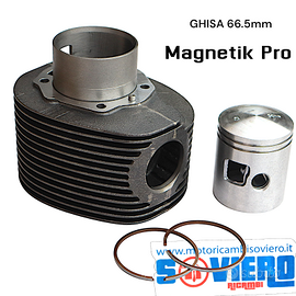 Kit Cilindro Magnetik Pro in Ghisa e Pistone 66,5