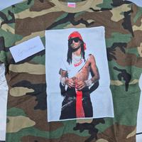Supreme x PlayboyCarti Tee Woodland Camo Taglia L