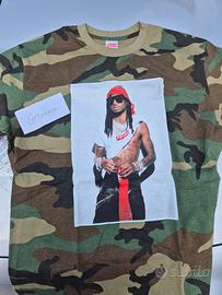Supreme x PlayboyCarti Tee Woodland Camo Taglia L