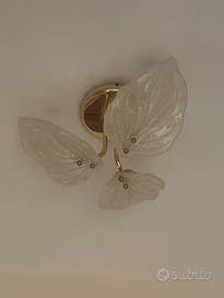 RIBASSO N. 2 lampadari  Murano 3 luci anni 70