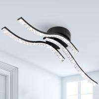 Plafoniera led moderna, plafoniera 3 fiamme