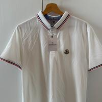 Polo bianca Moncler uomo