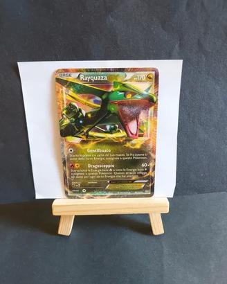 Carta Pokemon Rayquaza EX 85/124 Stirpe Draghi
