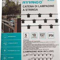 Catena di Lampadine a Stringa