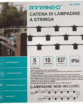 Catena di Lampadine a Stringa