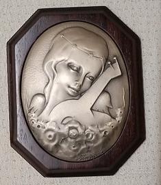 Medaglione Ottaviani in argento 925 vintage 