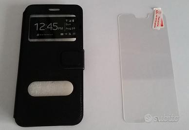 Cover nera e vetro antigraffio per Huawei P20