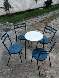 set sedie per esterno