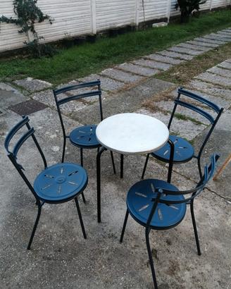 set sedie per esterno