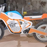 Bici Balance Moto in Legno per Bambini