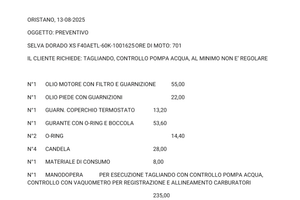 40 CV 4 tempi selva Yamaha