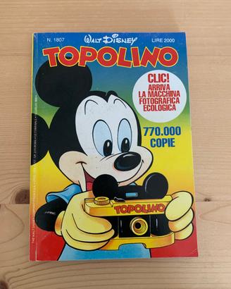 Raro fumetto Topolino n.1807