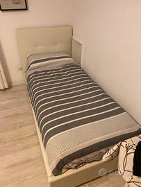 Letto  contenitore + materasso memory Silver fast