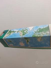 Carta da parato mappamondo