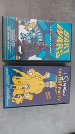 2 VHS - I simpson (Bart wars e Too hot for tv)