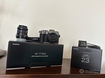 FUJIFILM X-T50 Kit con Ottica XC15-45mmF3.5-5.6 OI