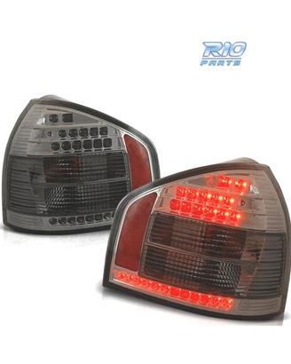 FANALI AUDI A3 8L 96-03 LED FUMÉ FONDO CROMATO