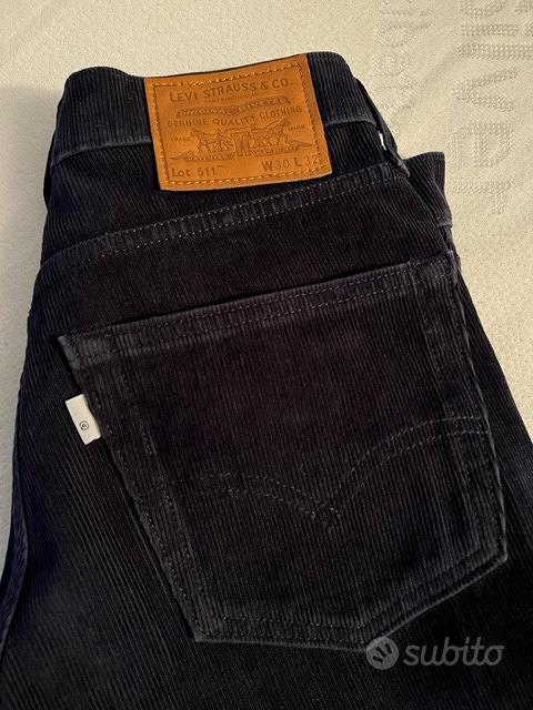 Levi's 511 velluto sale