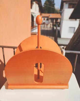 porta giornali in legno 