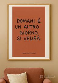 Poster “Domani è un altro giorno” – Ornella Vanoni