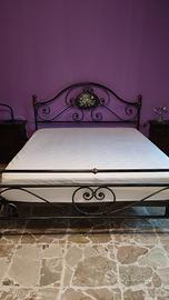 letto matrimoniale in ferro battuto 