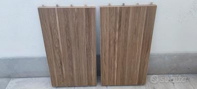 Due mensole in legno 46 x 26 x 2 cm