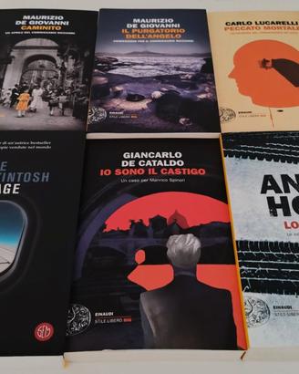 Lotto 6 Libri Vari Thriller Gialli De Cataldo Holt