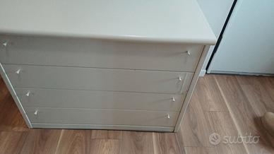 Como bianco in legno