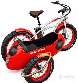 Bad Bike Beach Vintage Side Fat 250w con side car