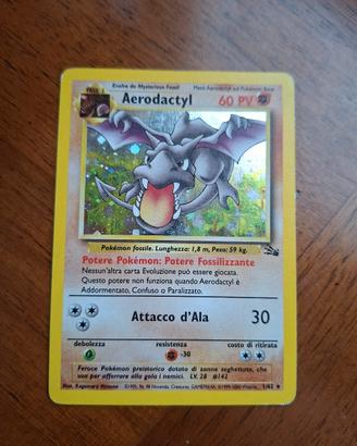 Aerodactyl 1/62 Fossil card Pokemon 2000